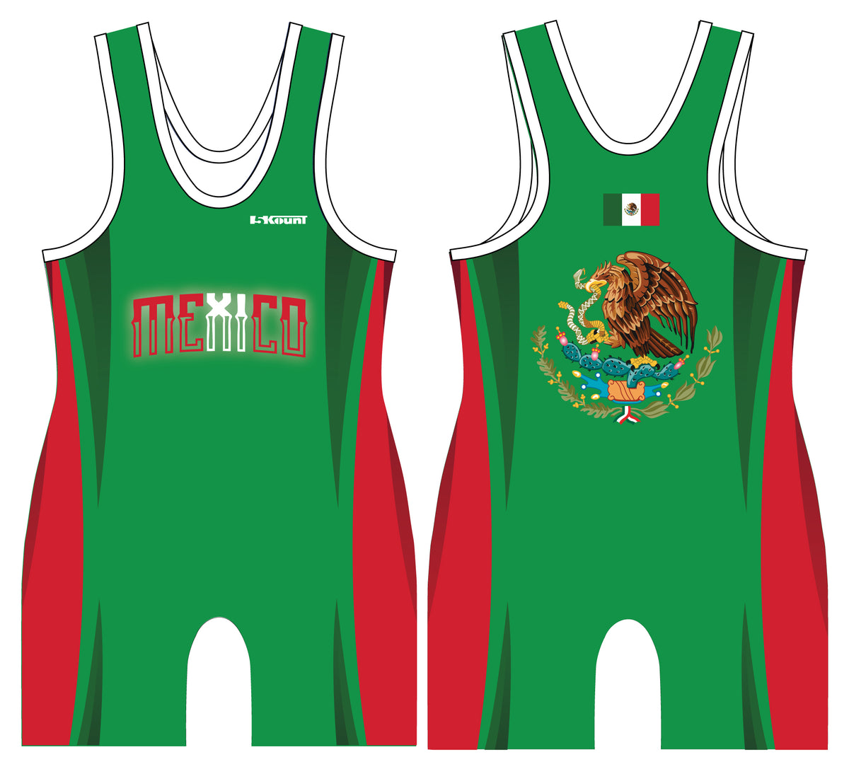 Mexico Sublimated Singlet - 5KounT2018