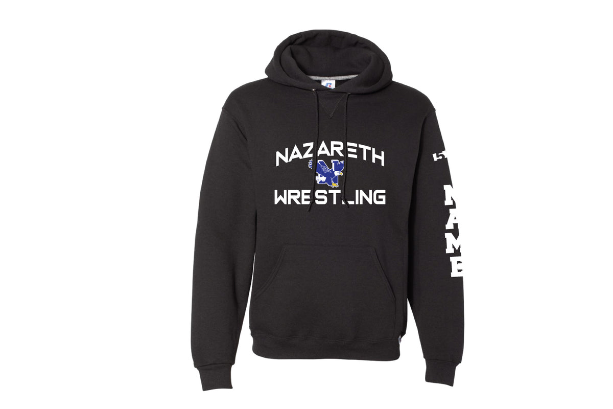 Nazareth Wrestling Cotton Hoodie - Black