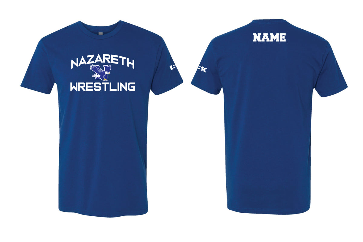 Nazareth Wrestling Cotton Crew Tee - Royal