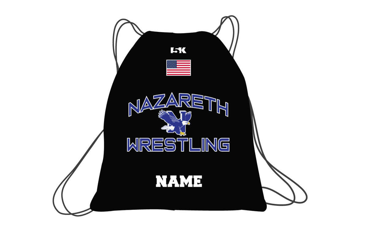Nazareth Wrestling Sublimated Drawstring Bag