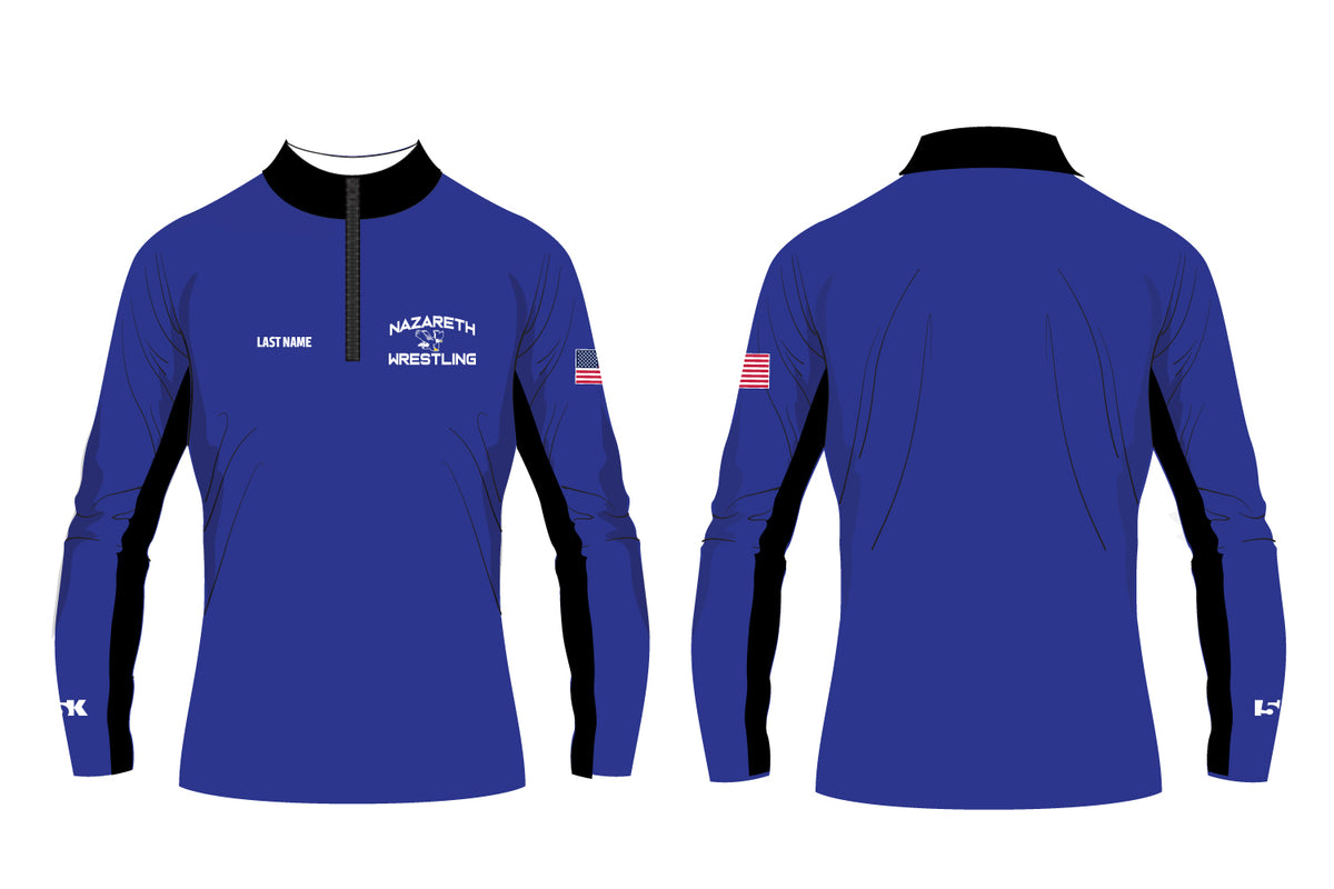 Nazareth Wrestling Sublimated Quarter Zip