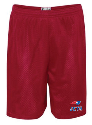 NC Jets Wrestling Tech Shorts - Red - 5KounT