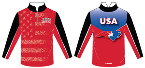 NC Jets Wrestling Sublimated Quarter Zip - 5KounT