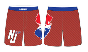 NJ Wrestling Team Sublimated Fight Shorts - 5KounT2018