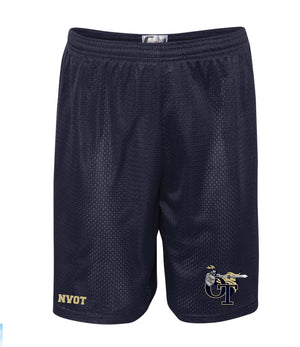 NVOT Wrestling Tech Shorts - Navy - 5KounT