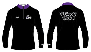 NYU Wrestling Sublimated Quarter Zip Collegiate/Violet Gang - 5KounT