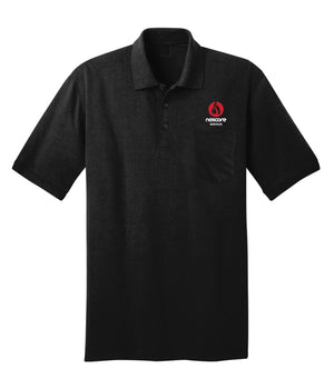 Nexcore Services Knit Pocket Polo - Black - 5KounT2018