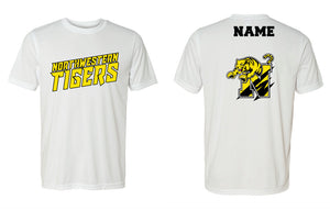 Northwestern Tigers Wrestling Dryfit Performance Tee - Black/White - 5KounT2018