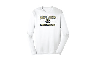 Pope John Cross Country Longsleeve Dryfit Performance Tee - White - 5KounT2018