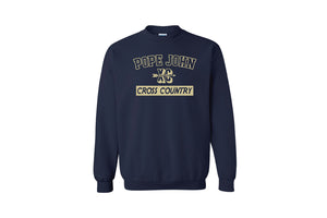 Pope John Cross Country Cotton Crewneck Sweatshirt - Navy - 5KounT2018