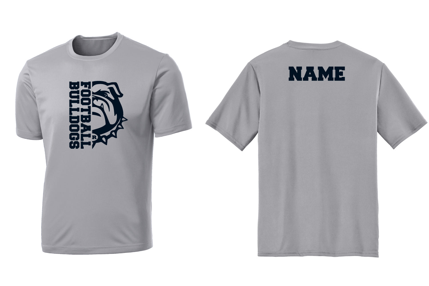 Randolph Football DryFit Tee - Silver