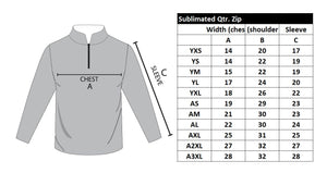 Hopatcong Wrestling Sublimated Quarter Zip - 5KounT