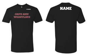 Cape Ann Wrestling Cotton Crew Tee - Black - 5KounT2018