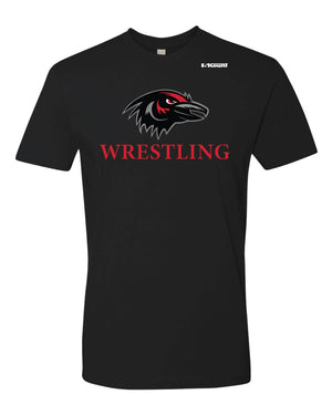 Robbinsville Wrestling Cotton Crew Tee - Black - 5KounT2018