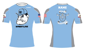 Rebel Wrestling Sublimated Compression Shirt - 5KounT2018