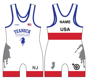 Teaneck Wrestling Sublimated Freestyle Men's Singlet 1 - 5KounT2018