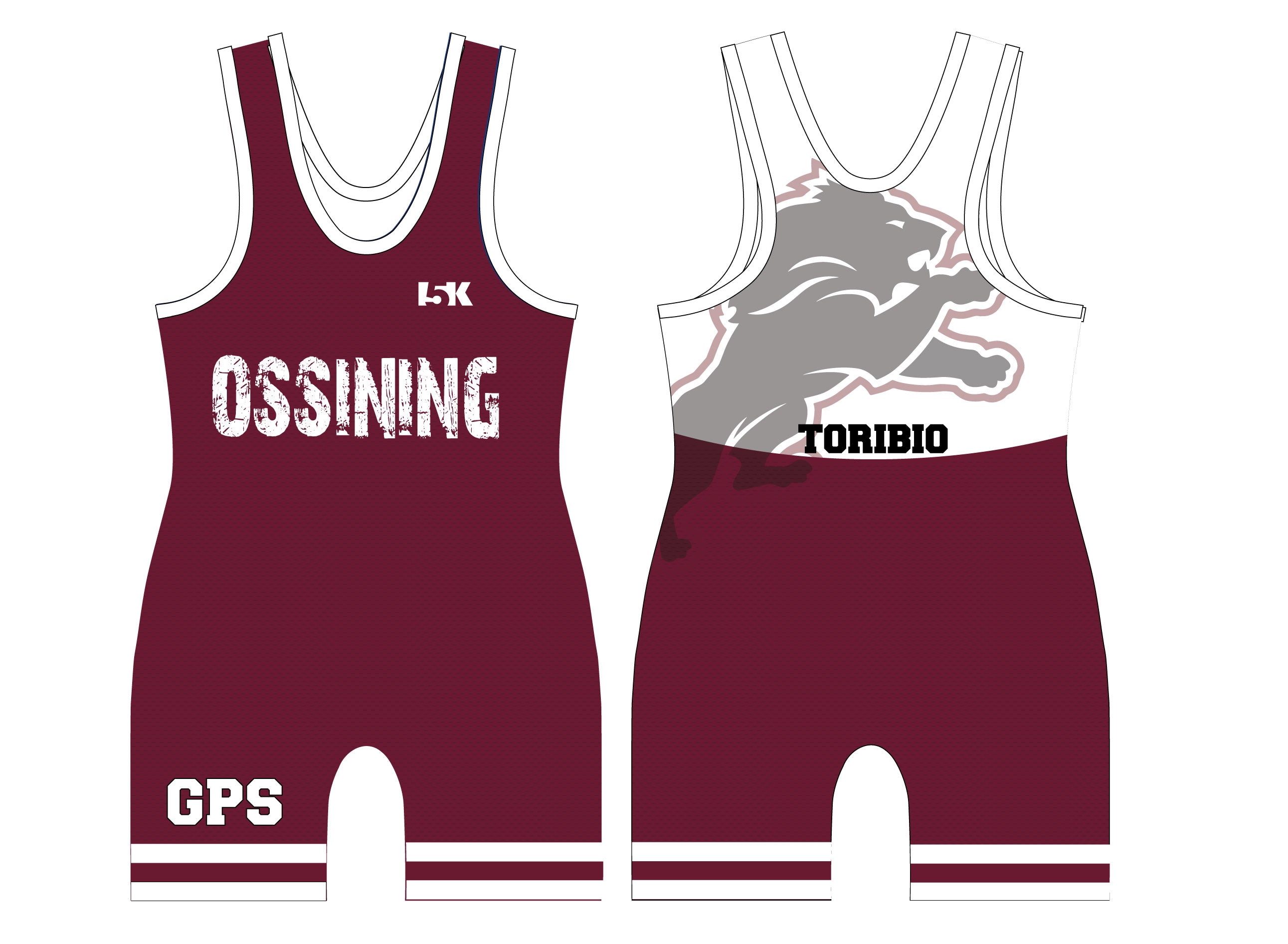 Toribio Wrestling Sublimated Singlet - 2026