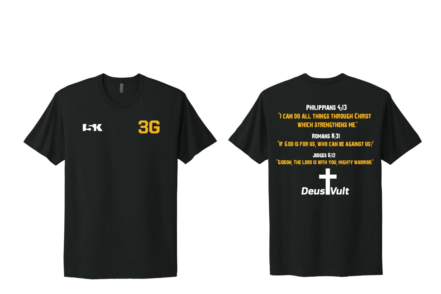3G Cotton Crew Tee - Black