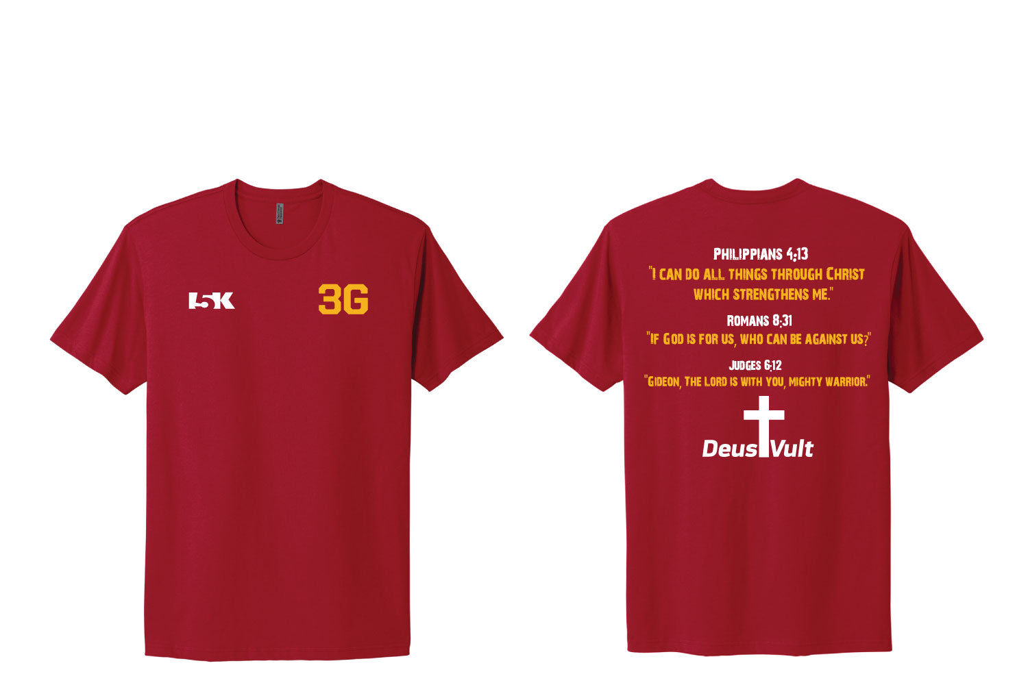 3G Cotton Crew Tee - Red