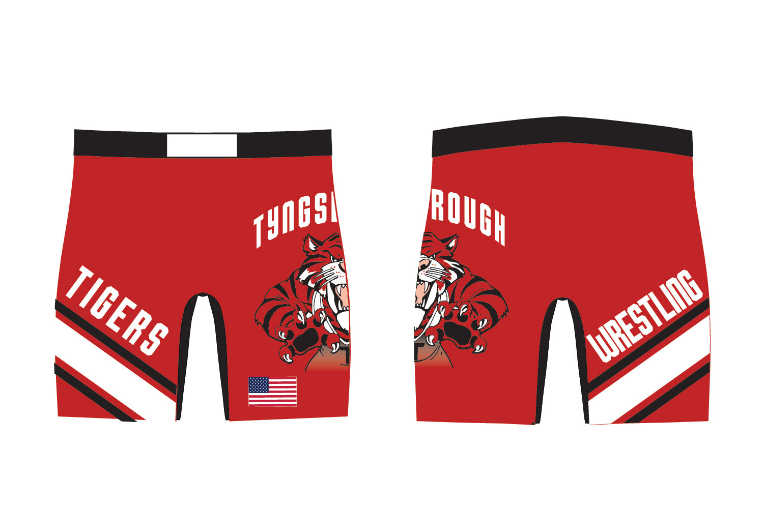 Tyngsborough Wrestling Sublimated Compression Shorts