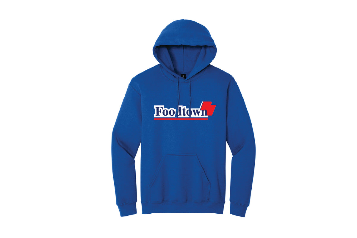 Foodtown Cotton Hoodie - Royal