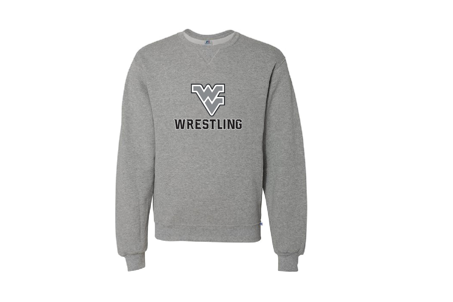 Wallkill Valley Wrestling Cotton Crewneck Sweatshirt - Gray