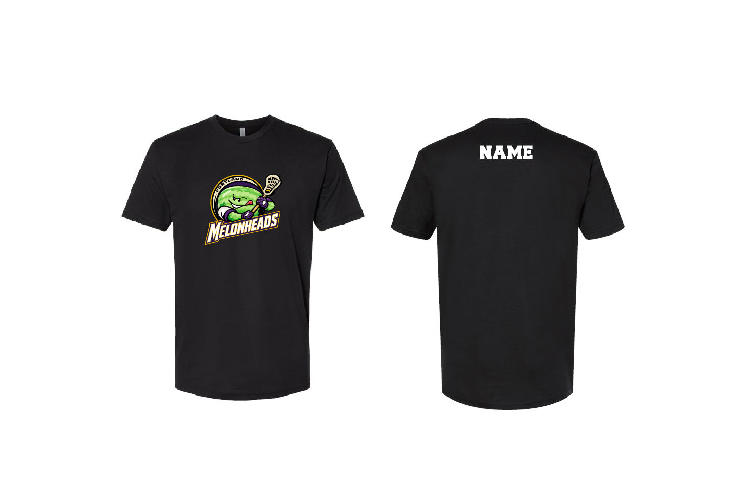 Melonheads Lax Dryfit Performance Tee - Black