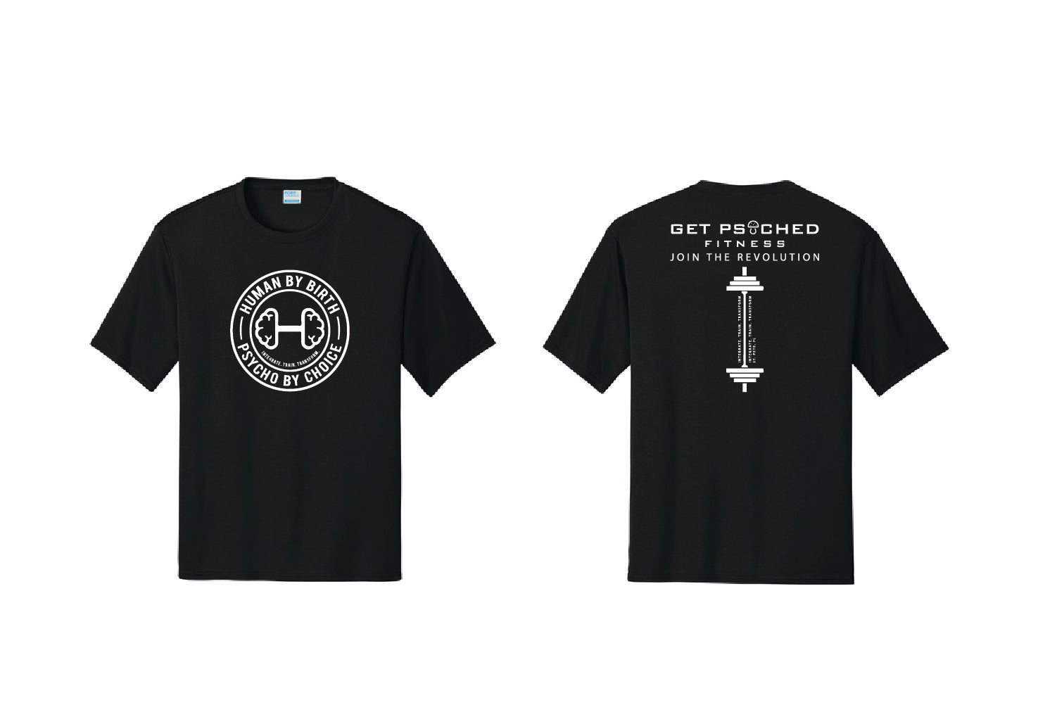 Get Psyched Fitness Dryfit Performance Tee - Pick Your Color (Primary Design)