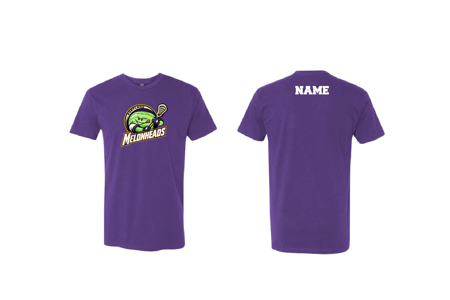 Melonheads Lax Dryfit Performance Tee - Purple