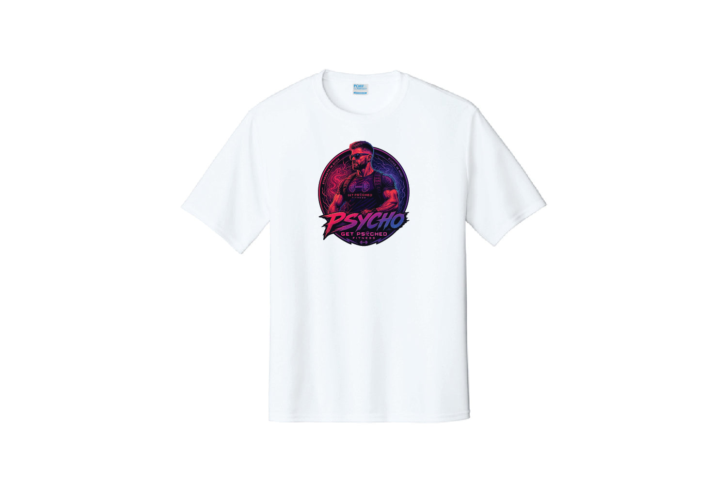 Get Psyched Fitness Dryfit Performance Tee - Pick Your Color (Psycho John)