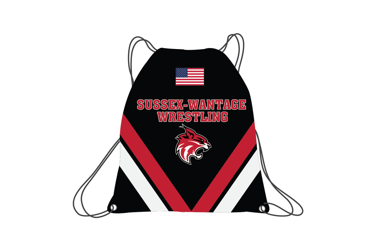 SW Wildcats Wrestling Sublimated Drawstring Bag