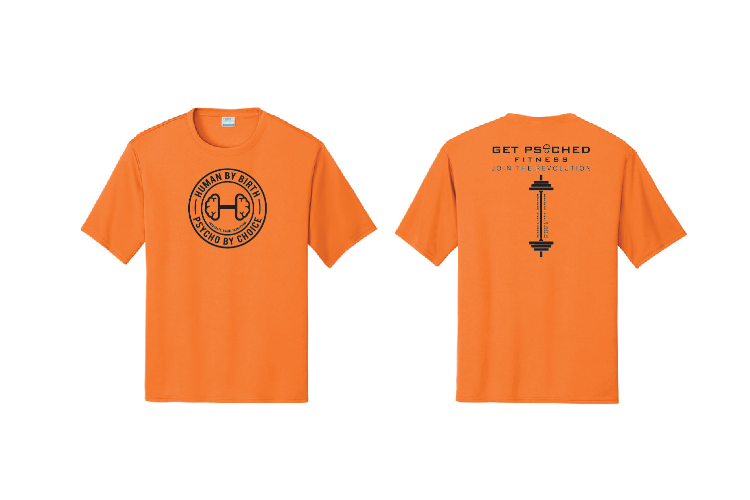 Get Psyched Fitness Dryfit Performance Tee - Pick Your Color (Primary Design)