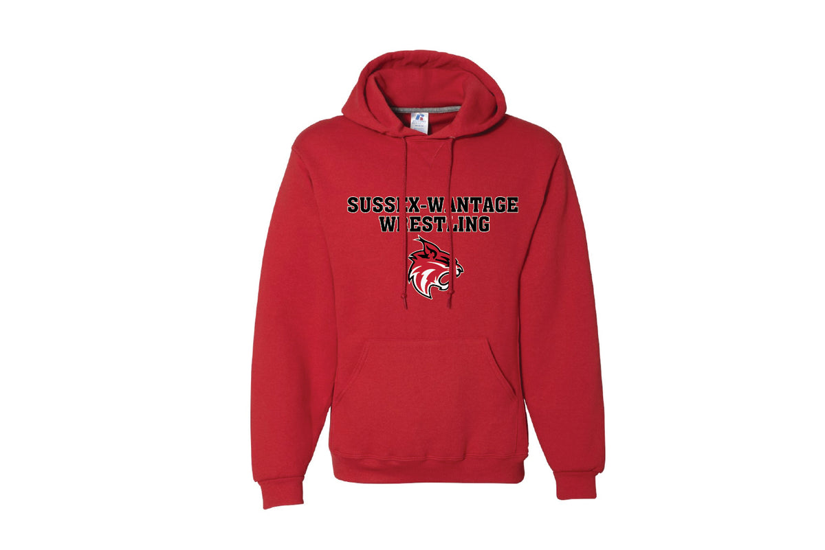 SW Wildcats Wrestling Cotton Hoodie - Red
