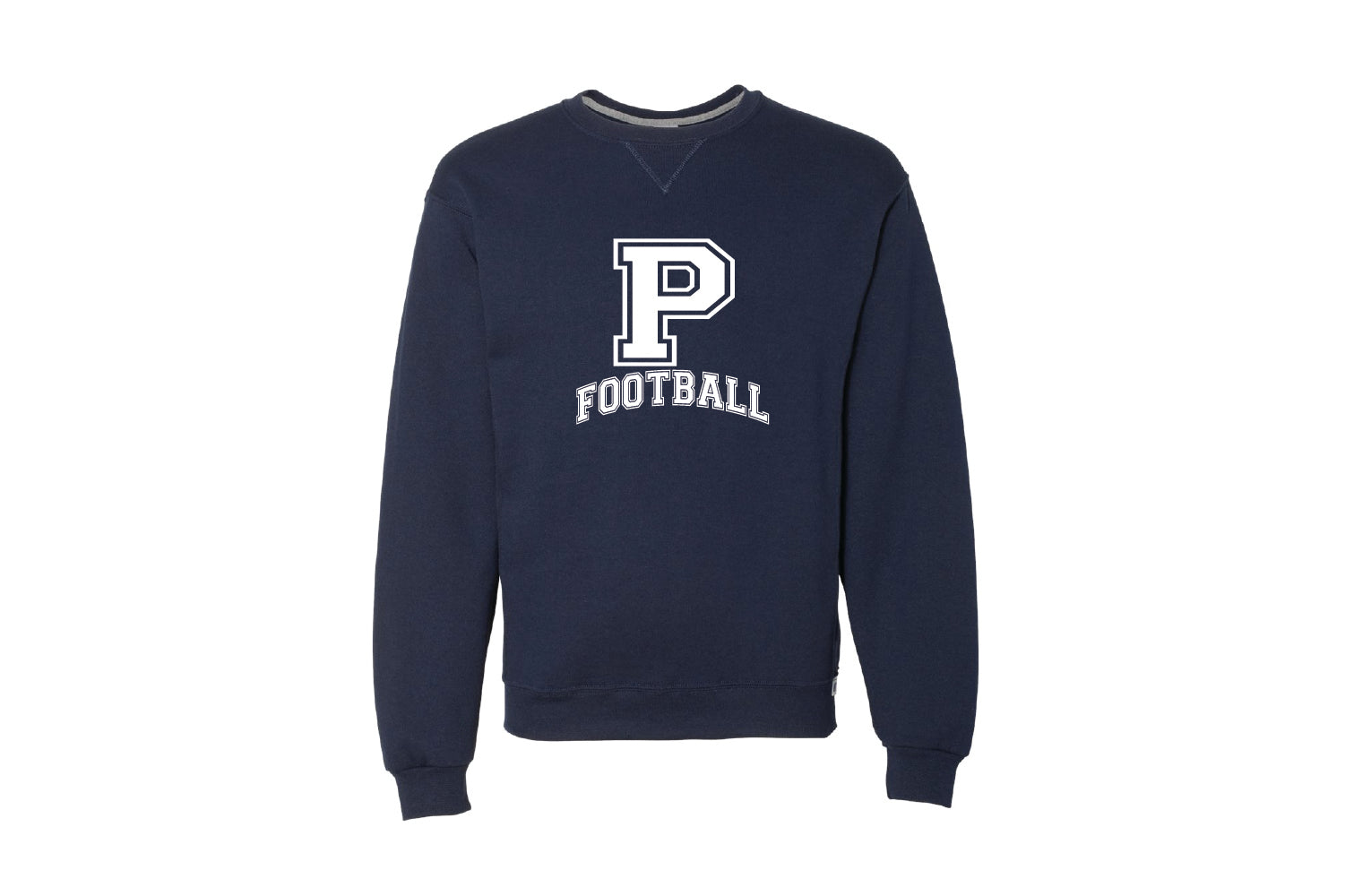Paramus Football Cotton Crewneck Sweatshirt - Navy