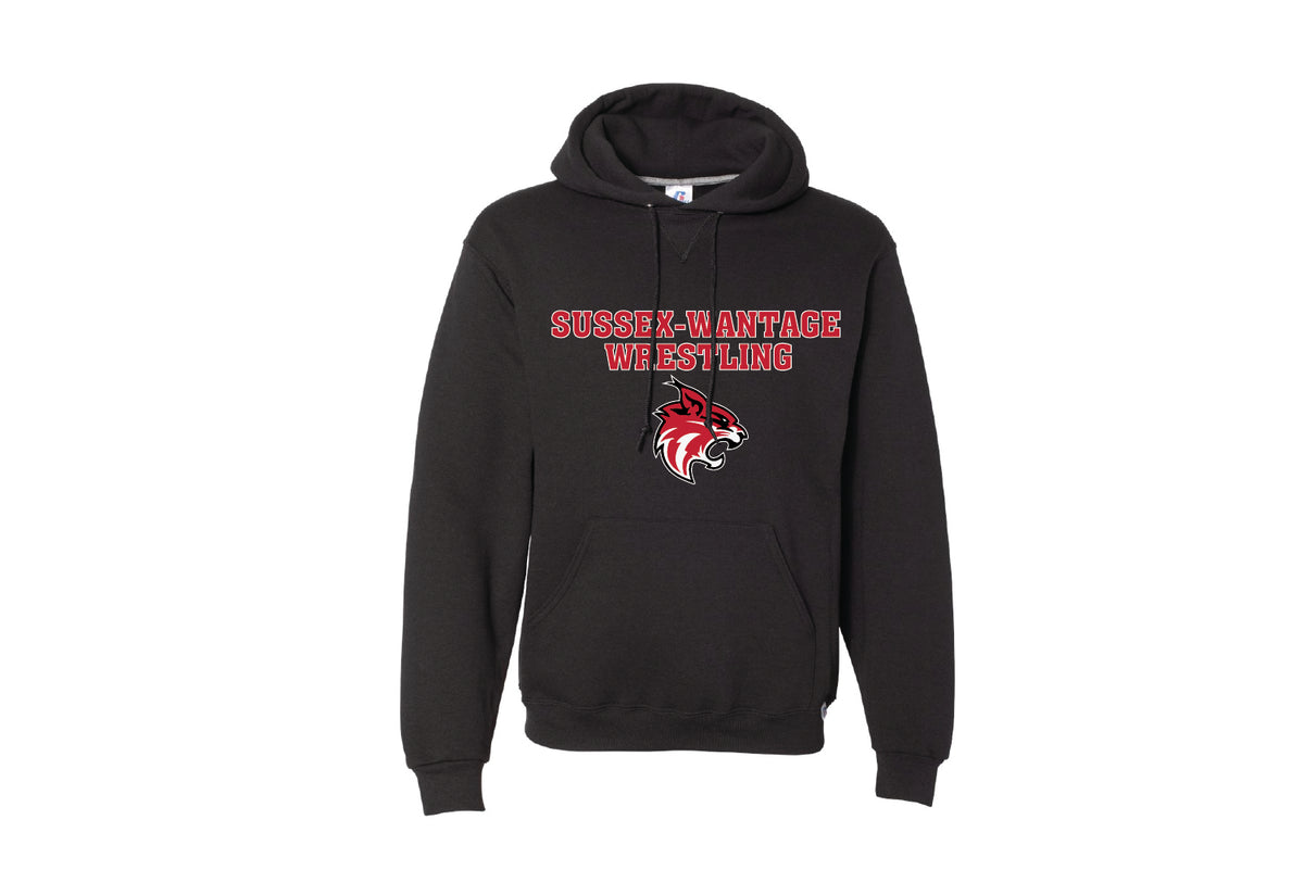 SW Wildcats Wrestling Cotton Hoodie - Black
