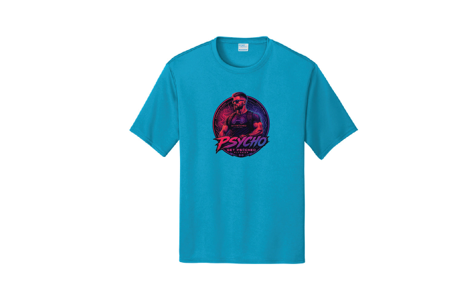 Get Psyched Fitness Dryfit Performance Tee - Pick Your Color (Psycho John)