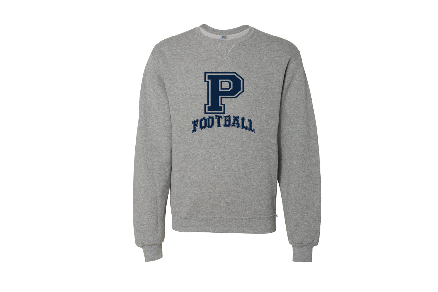 Paramus Football Cotton Crewneck Sweatshirt - Grey