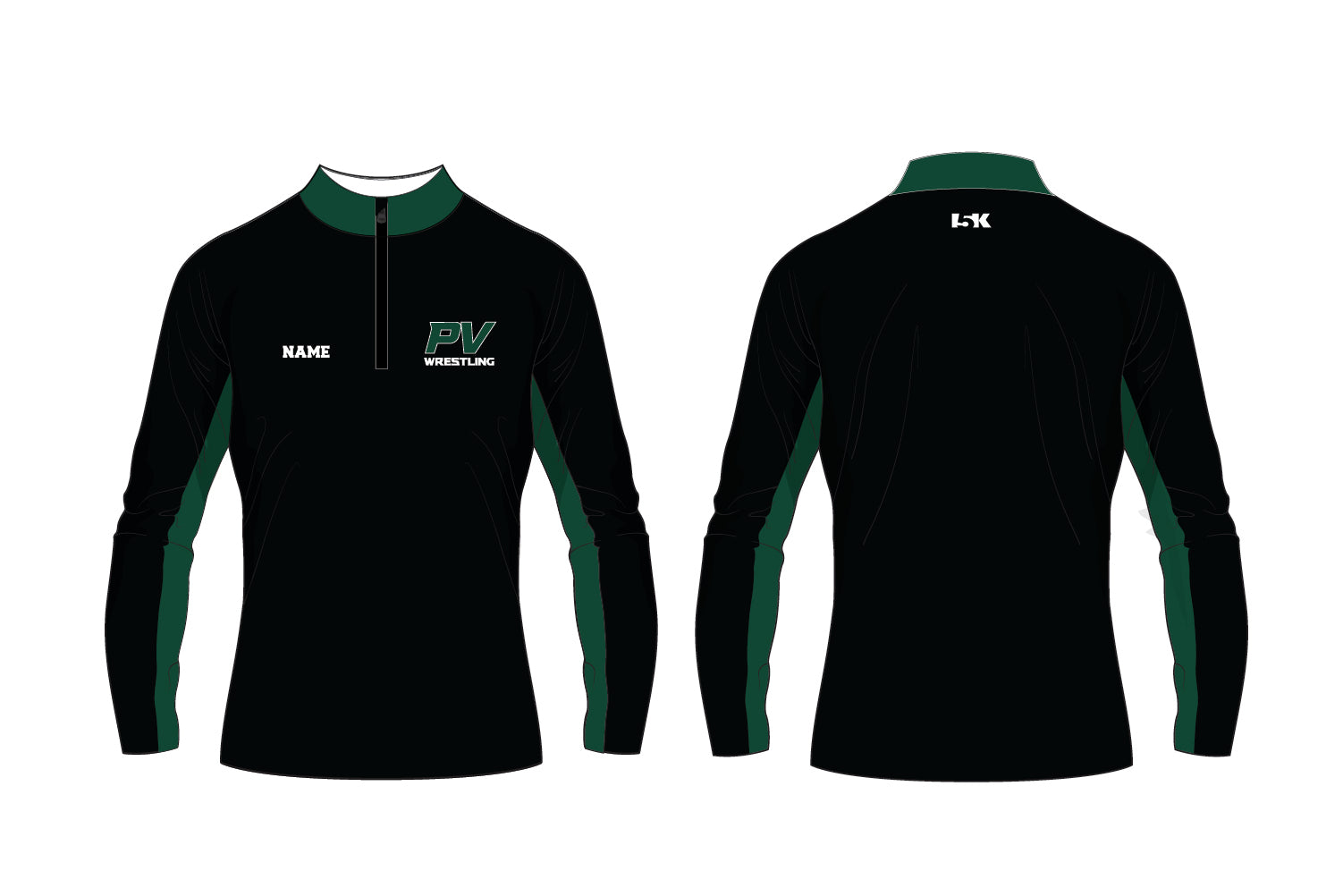 Pascack Valley Wrestling  Sublimated Quarter Zip