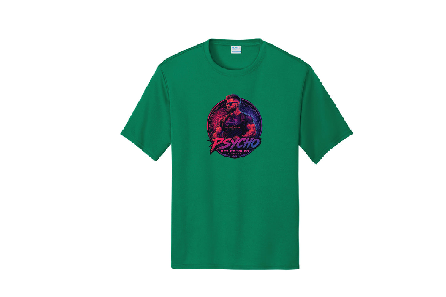 Get Psyched Fitness Dryfit Performance Tee - Pick Your Color (Psycho John)