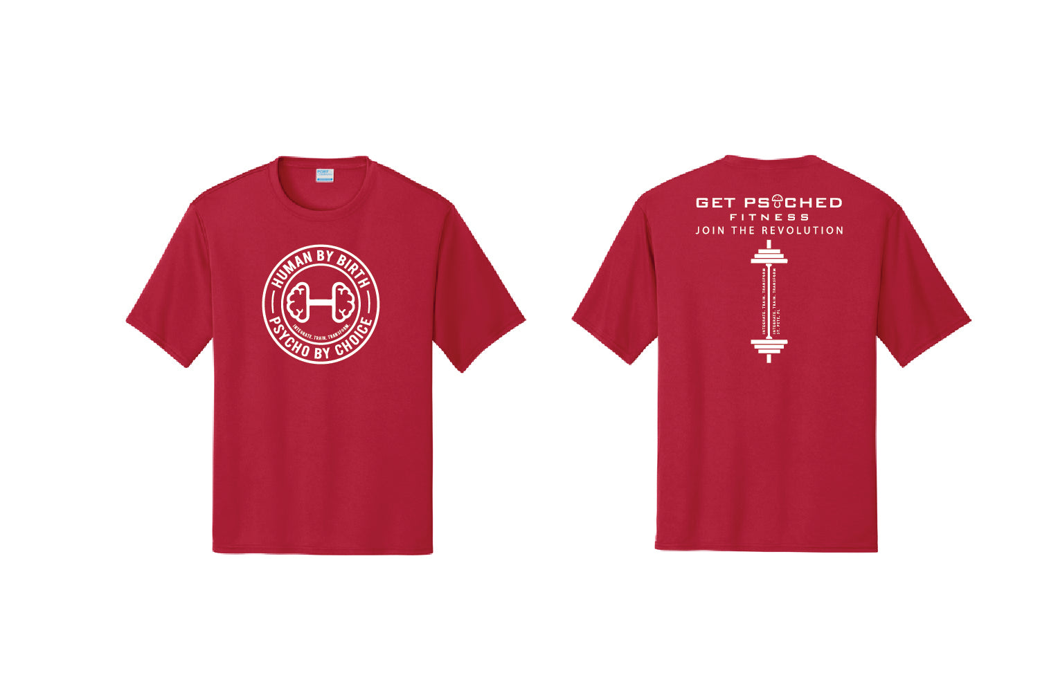 Get Psyched Fitness Dryfit Performance Tee - Pick Your Color (Primary Design)