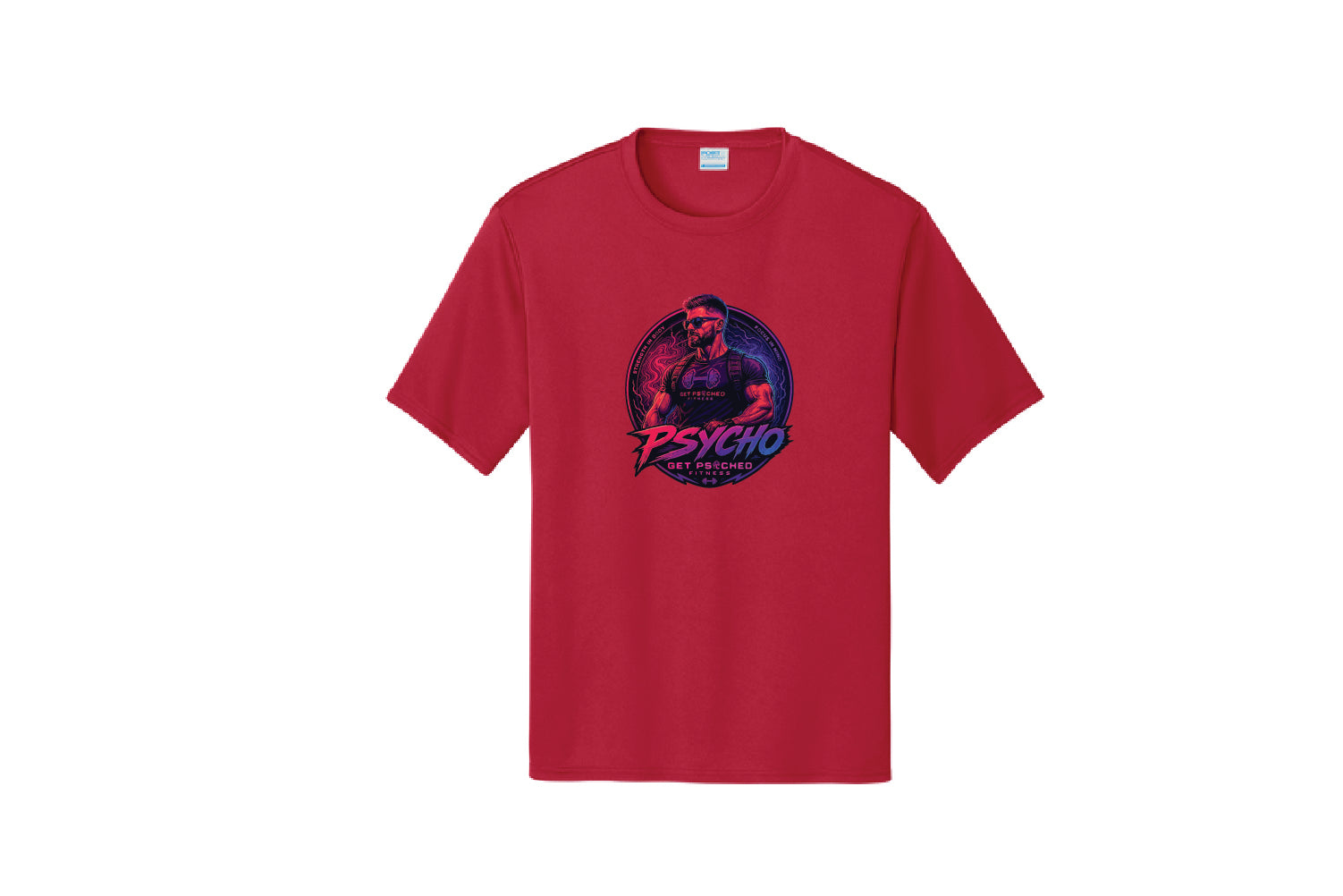 Get Psyched Fitness Dryfit Performance Tee - Pick Your Color (Psycho John)
