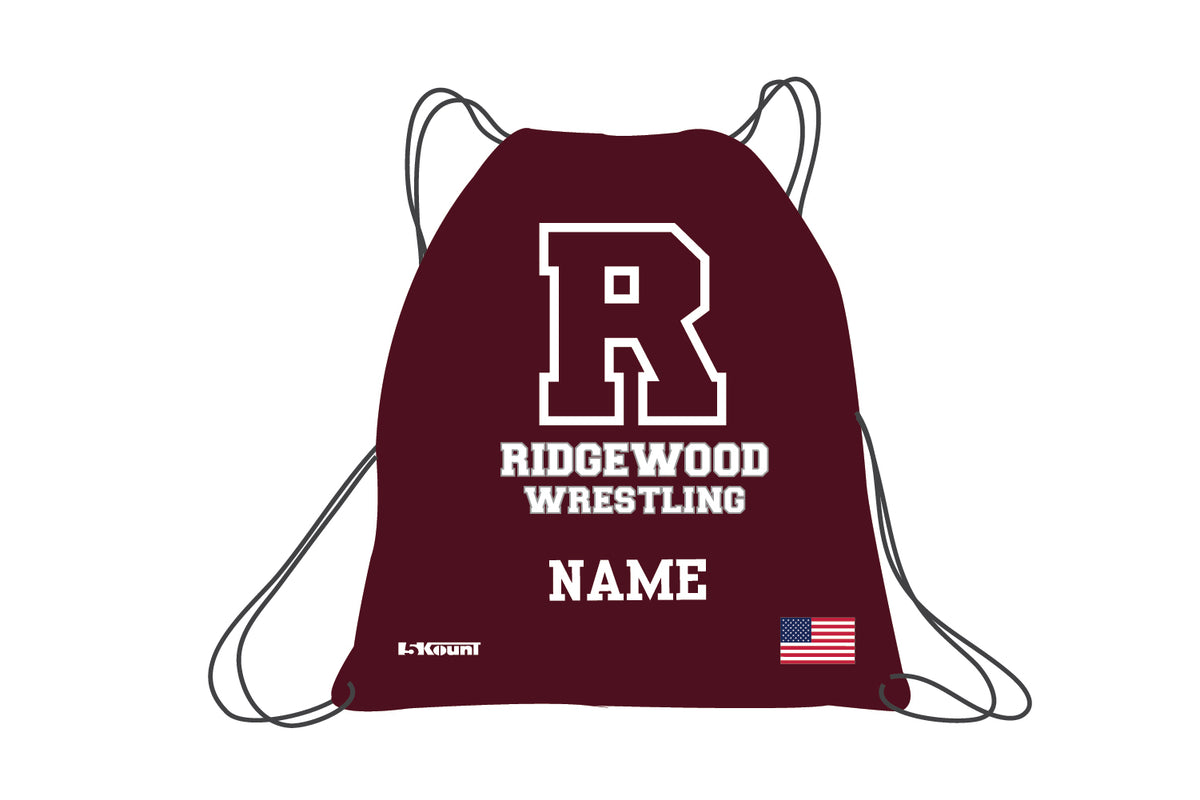 Ridgewood Wrestling Sublimated Drawstring Bag