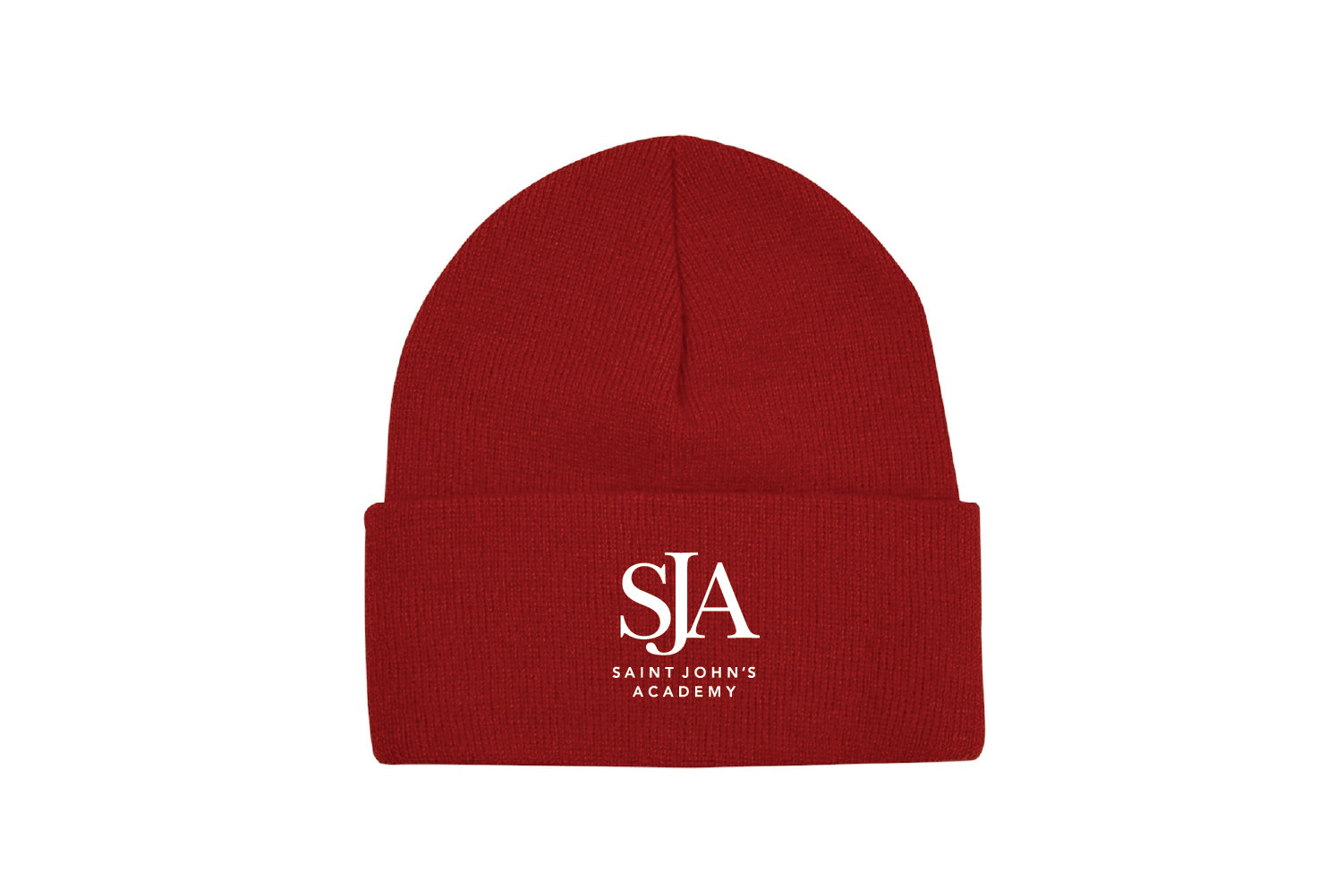Saint John's Academy Beanie Hat - Red