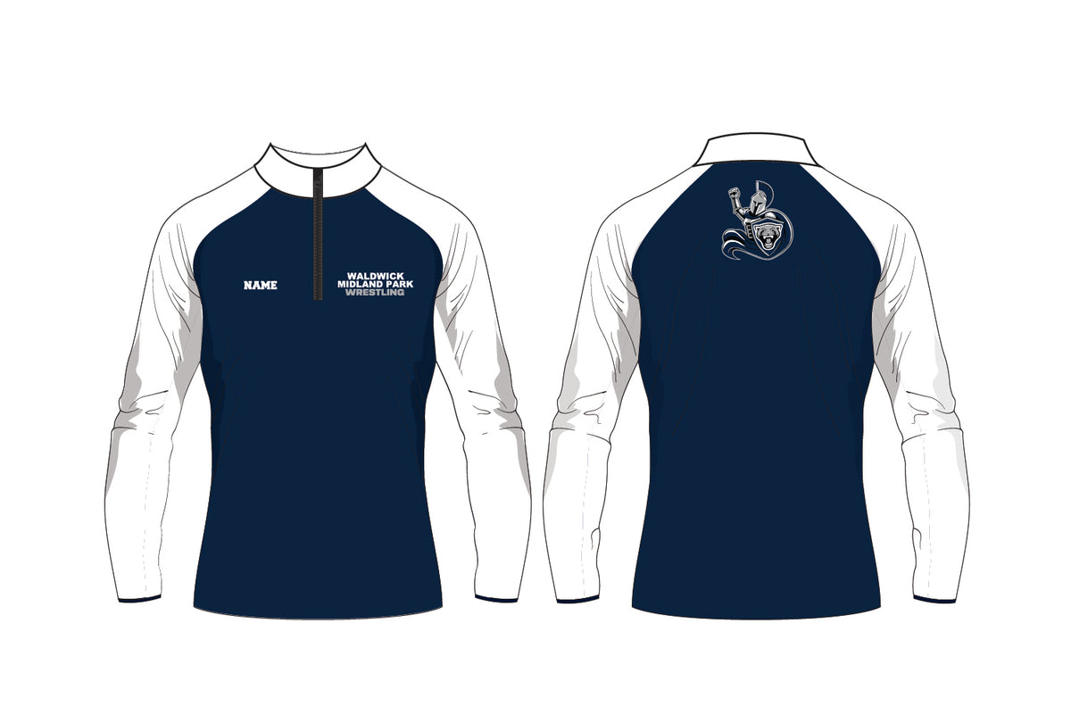 Waldwick / Midland Park Wrestling Sublimated Quarter Zip