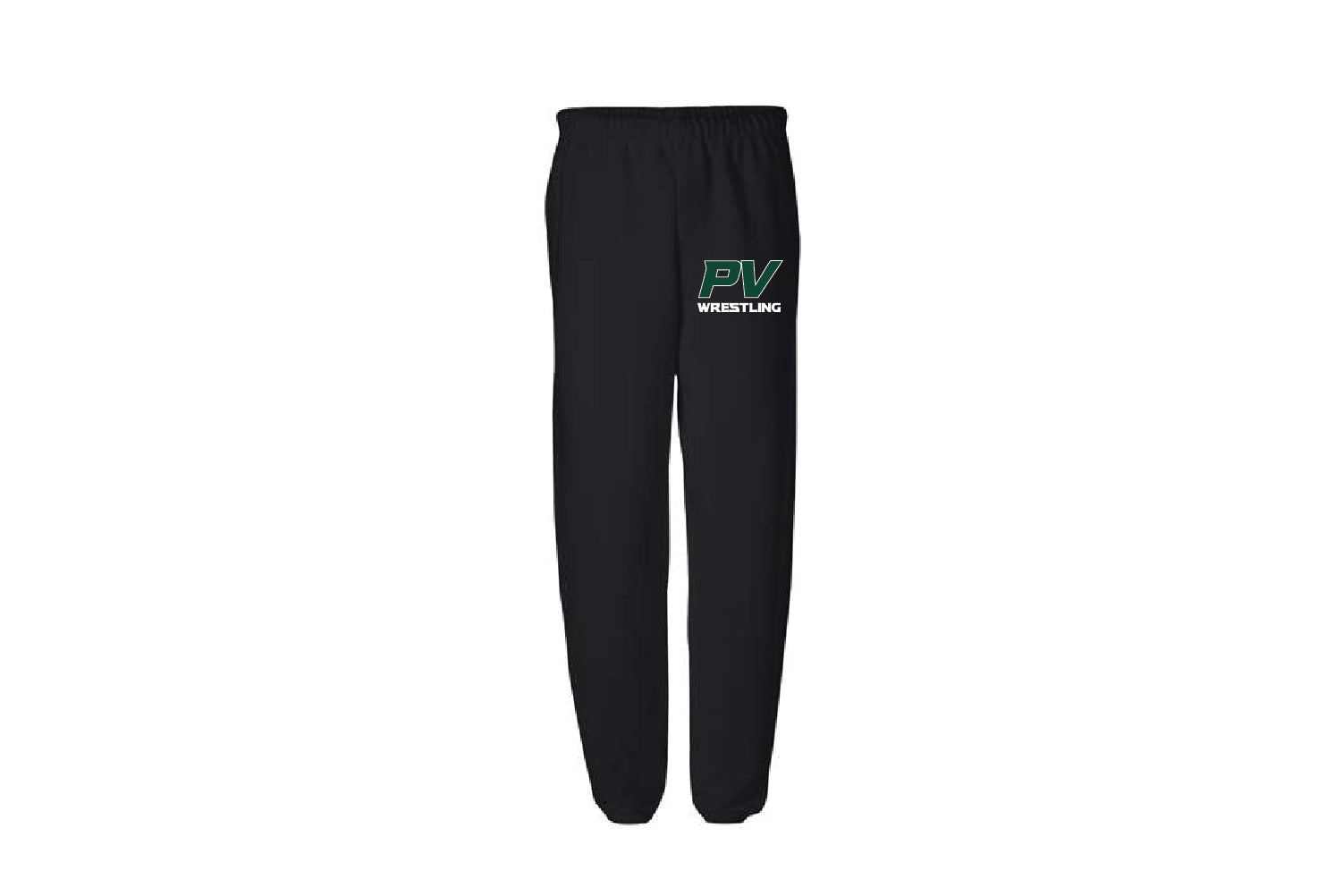 Pascack Valley Wrestling Cotton Sweatpants - Black