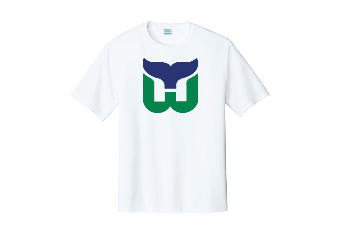 Whalers Hockey Dryfit Tee - White