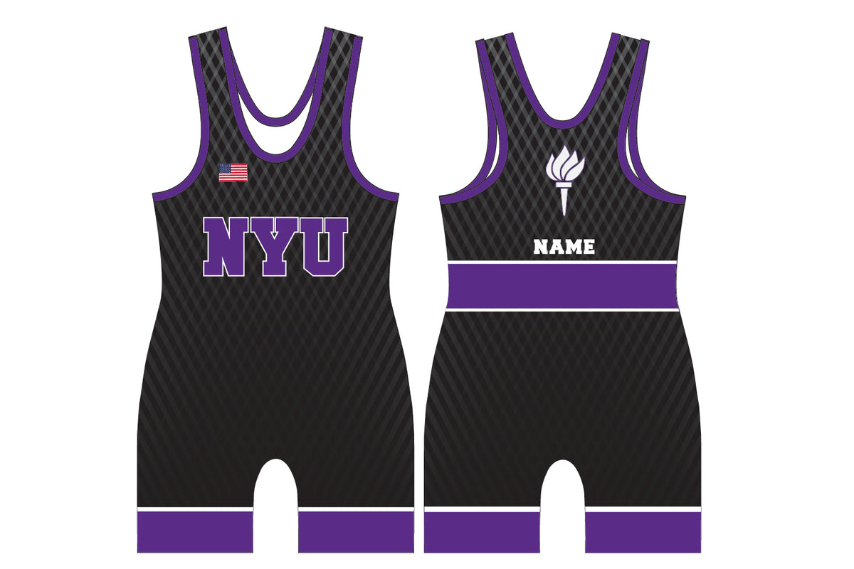 NYU Wrestling Sublimated Men's Singlet