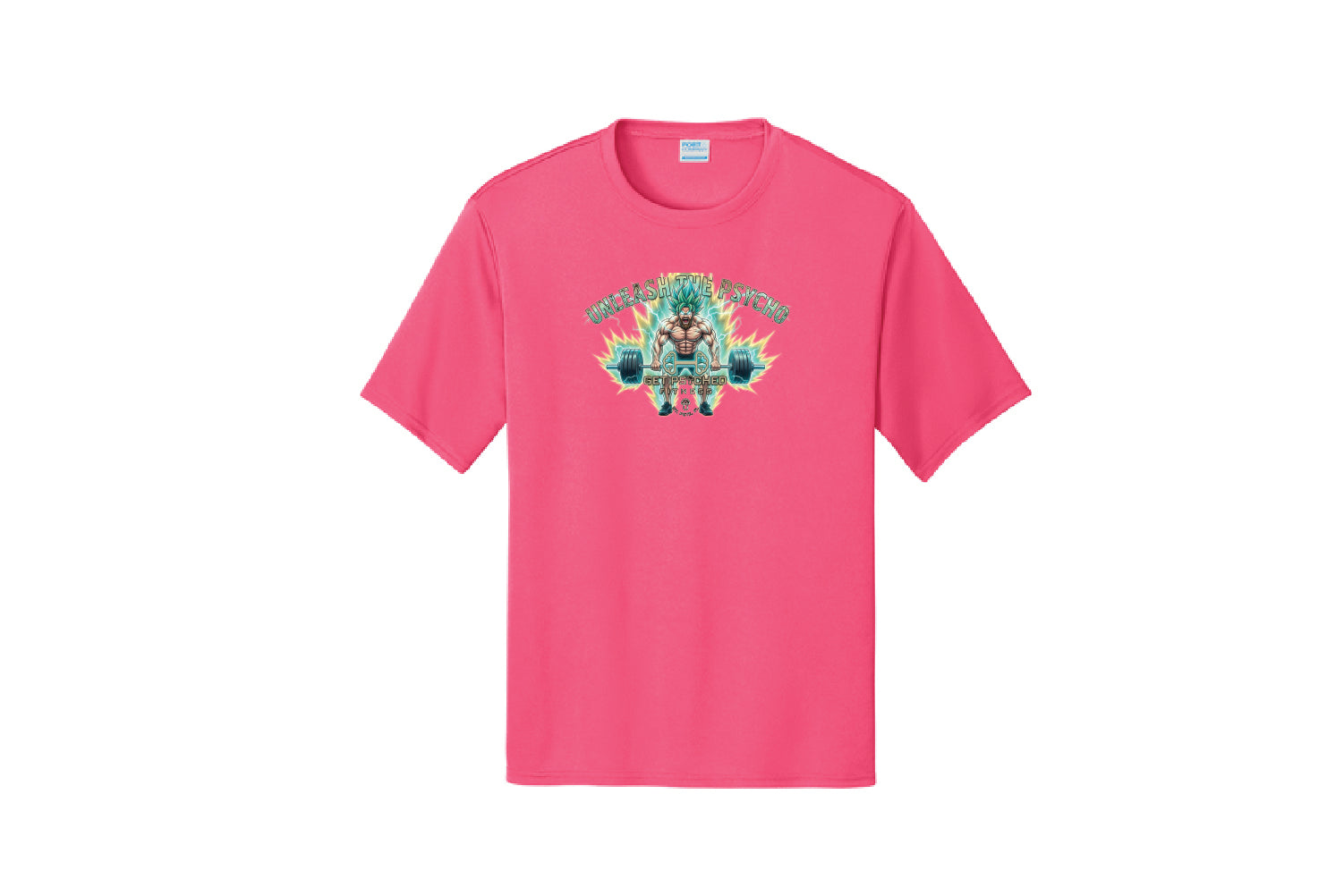 Get Psyched Fitness Dryfit Performance Tee - Pick Your Color (Unleash the Psycho)