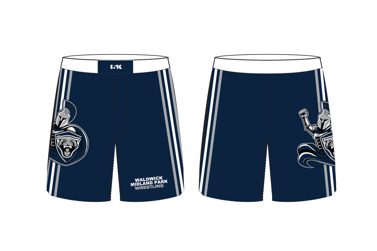 Waldwick / Midland Park Wrestling Sublimated Fight Shorts