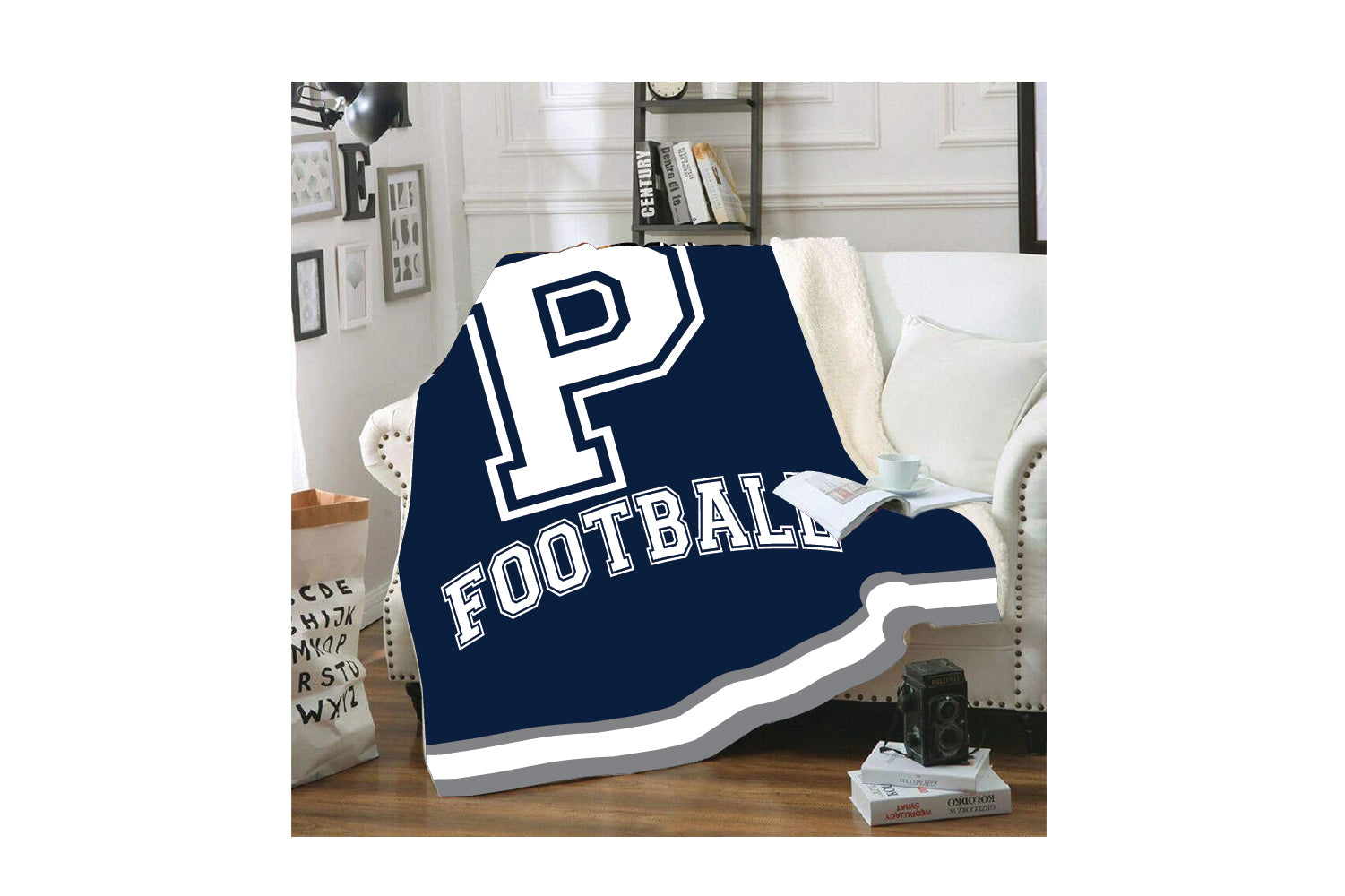 Paramus Football Sublimated Blanket